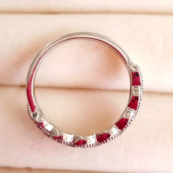 VENICE BLUE DIAMOND RING - Picture 4 of 8